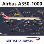 FS2004 British Airways Airbus A350-1000 AGS-5G.